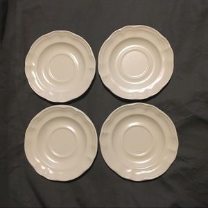 Pfaltzgraff Stoneware Saucers (4)